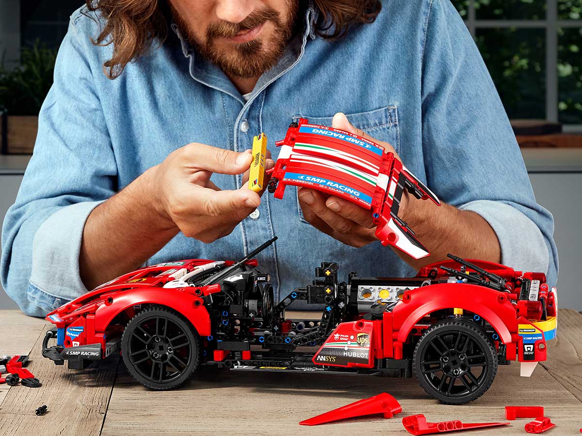 楽天市場】レゴ LEGO テクニック フェラーリ 488 GTE AF コルセ #51 