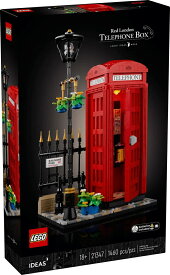 レゴ LEGO アイデア IDEAS ロンドンの赤い公衆電話 21347 国内流通正規品 玩具 ブロック おうち時間 大人 オトナレゴ インテリア ディスプレイ おしゃれ ホビー 模型 プレゼント ギフト 大人向け 電話ボックス 公衆電話 イギリス 英国 レトロ