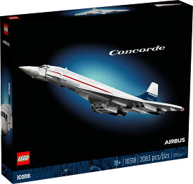レゴ (LEGO) ICONS アイコンズ AIRBUS コンコルド 10318 国内流通正規品 玩具 ブロック おうち時間 大人 ディスプレイ おしゃれ ホビー 模型 プレゼント ギフト 誕生日 機械 乗り物 超音速旅客機 飛行機 近代航空機 大人レゴ 大型モデル リアル