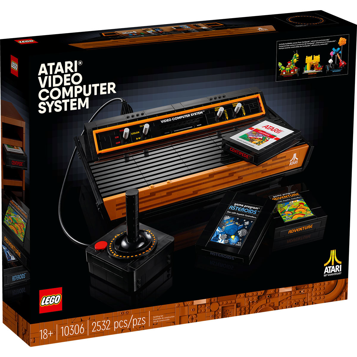 レゴ (LEGO) ICONS アイコンズ Atari 2600 VIDEO COMPUTER SYSTEM 10306 国内流通正規品 玩具 ブロック おうち時間 大人 オトナレゴ インテリア ディスプレイ おしゃれ ホビー 模型 プレゼント ギフト 誕生日 大人向け レトロ ゲーム機 リアル レプリカ コレクター