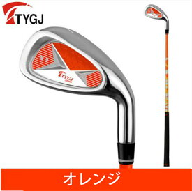 TTYGJ アイアン単品 ジュニア カーボンシャフト スチールシャフト 番手：#7 全3色 キッズ 練習 初心者 rtjlt7