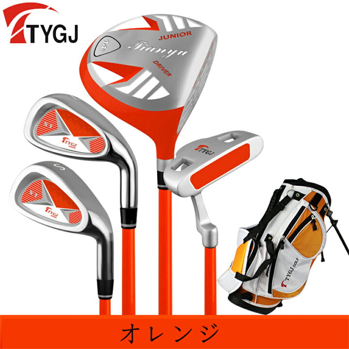 楽天市場】TTYGJゴルフ クラブセット 4本 スタンド式バッグ付き 子供 