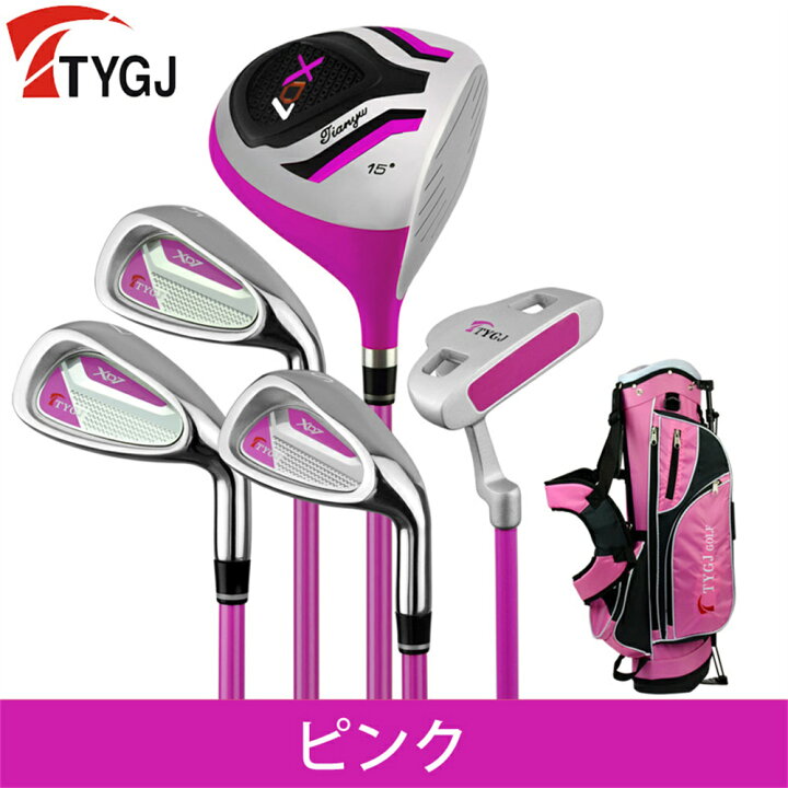楽天市場】TTYGJゴルフ クラブセット 5本 スタンド式バッグ付き 