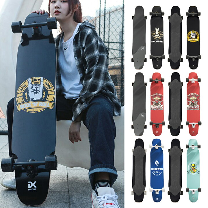 楽天市場】ロングスケートボード ロングボード コンプリート ロンスケ  