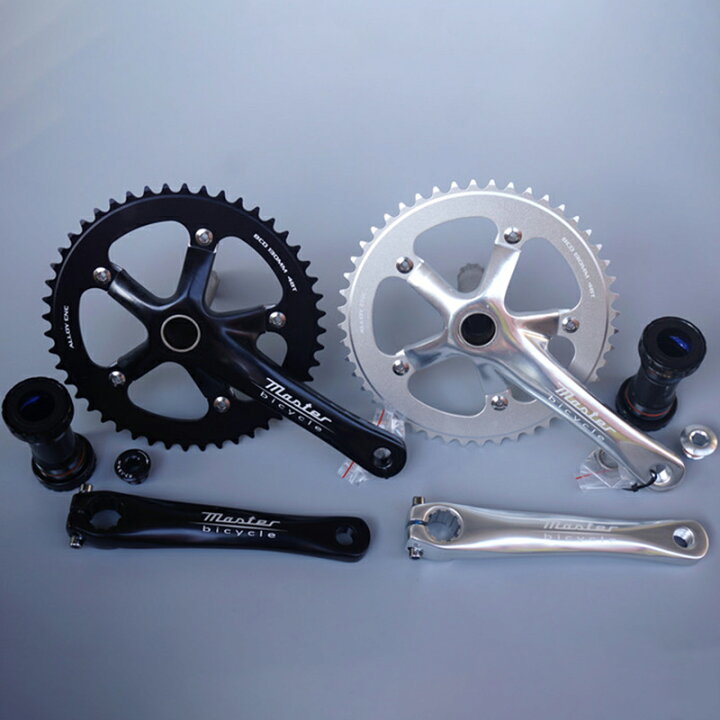 楽天市場】ピスト用 クランク BCD130/48T 165mm/170mm チェーン 