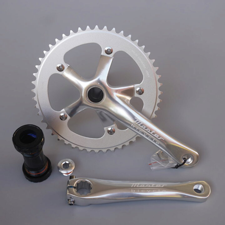 楽天市場】ピスト用 クランク BCD130/48T 165mm/170mm チェーン 