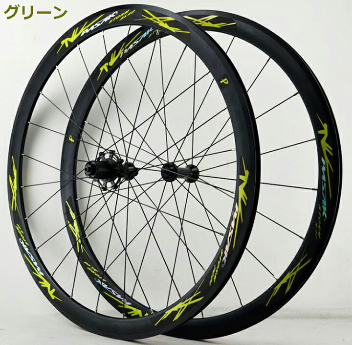 楽天市場】PASAK ロードバイクホイール 前後セット 700C クイック 