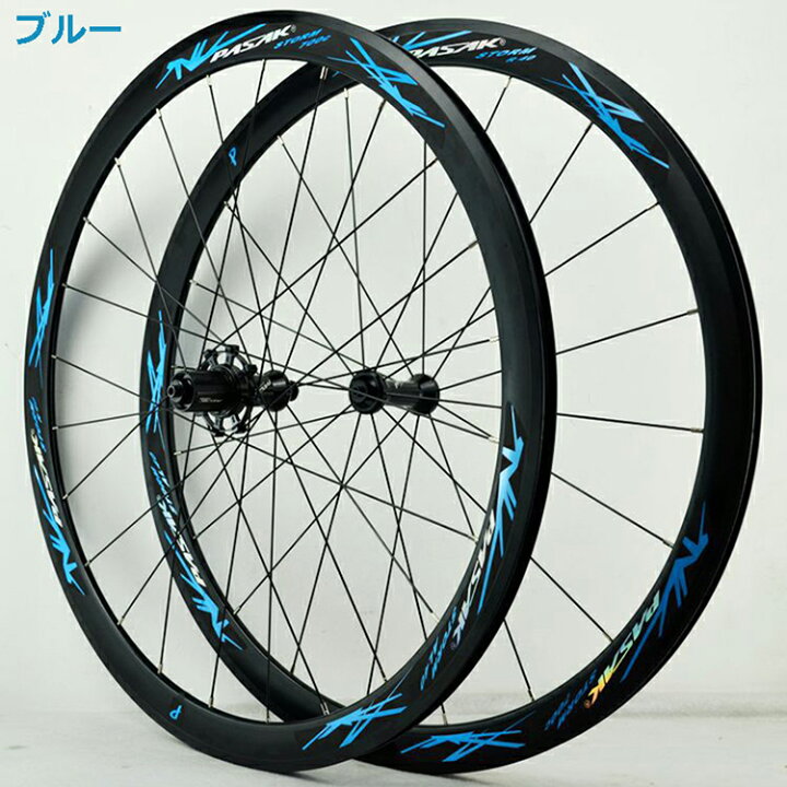 楽天市場】PASAK ロードバイクホイール 前後セット 700C クイック 