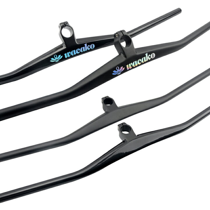 楽天市場】wacako カーボンハンドル フラットバー ストレートバー MTB 