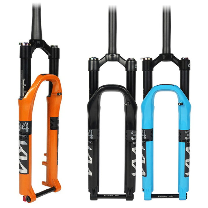 楽天市場】TOSEEK スルーアクスル サスペンションフォーク MTBフォーク 