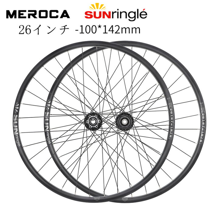 楽天市場】SUNRingle 26/27.5/29インチ MTBホイール セット スルー 