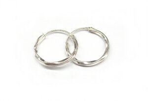  Vo[925 ˂fUCt[vsAX Vo[sAX 16mm 1yA t[v Vv J[u ig fC[   킢 silver925 Ȃ莟I ݌ɏ p