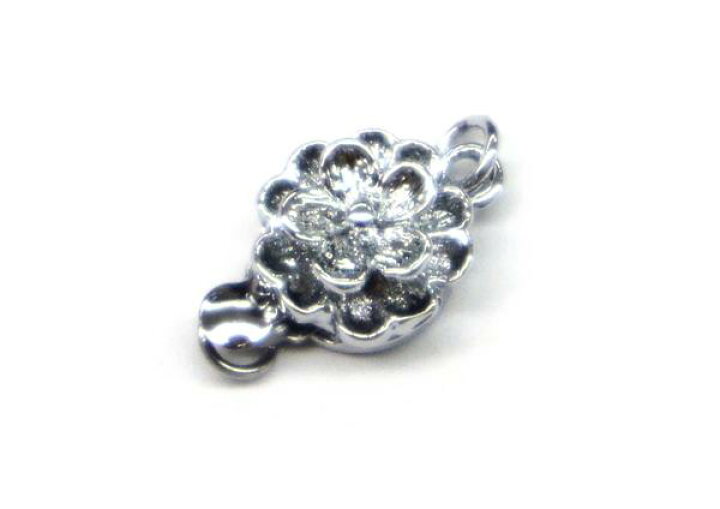 楽天市場】1個～ ネックレスクラスプ 花 Bタイプ 9mmフラワー 留め具 