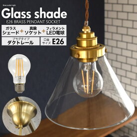 送料無料 傘型 ガラスシェード LEDランプ e26 ダクトレール用 ペンダントライト ペンダントランプ led 照明器具 可愛い おしゃれ 北欧 アンティーク調 レトロ ダクトレール インテリア ライト 新生活 お部屋 雰囲気作り 長さ調節 調光器対応 カフェ キッチン ダイニング