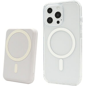  iPhoneV[Y MagSafeΉ NAP[X oCobe[Zbg 5000mAh ACtH ACz CX[d }OZ[t [d ϏՌP[X 삵Ȃ[dł15w }[d 