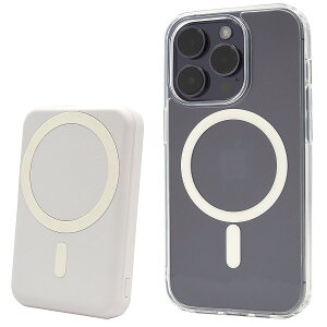  iPhoneV[Y MagSafeΉ NAP[X oCobe[Zbg 5000mAh ACtH ACz CX[d }OZ[t [d ϏՌP[X 삵Ȃ[dł15w }[d 