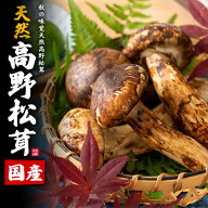 送料無料 天然国産 高野松茸 約200g 300g [ ツボミ 中ツボミ ヒラキ ランダム] 傘の開き具合 おまかせ ア…