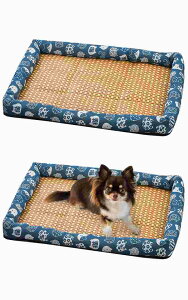 送料無料 猫 犬 ペット用 クールベッド 夏用ベッド オールシーズン クッションベッド SNS映え かわいい 和風 和柄 可愛い ハウス ベッド おしゃれ 夏 ねこ ネコ いぬ イヌ ペット用品 キャット