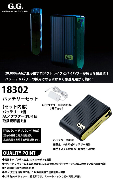 楽天市場】SOWA 18302 EF用バッテリーセット 空調ウェア専用 業界 