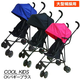 セカンドバギー COOL KIDS CKバギープラス 3色 7ヶ月から 大型幌 CKバギー上位モデル 背面