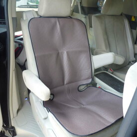 チャイルドシート専用 ズレ防止 保護マット ブラウン 座席保護 チャイルドシートオプション