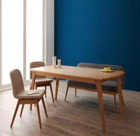 ダイニングテーブルセット 4人用 椅子 ベンチ おしゃれ 安い 北欧 食卓 4点 ( 机+チェア2+ソファベンチ1 ) 幅150 デザイナーズ クール スタイリッシュ ミッドセンチュリー