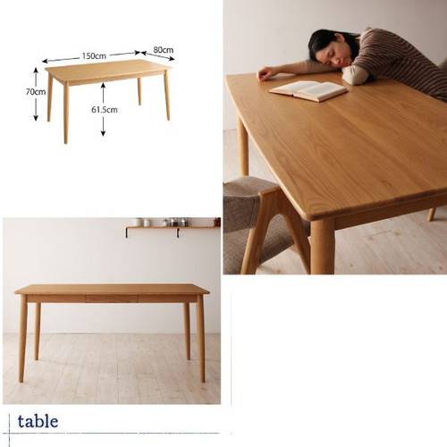 楽天市場】ダイニングテーブル 食卓 テーブル(幅150)【食卓 木製