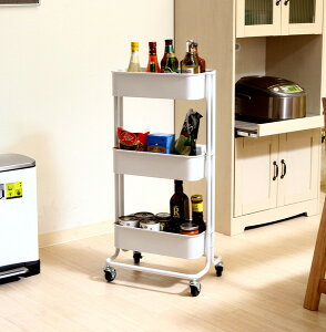 ランドリー ラック ワゴン キッチン 洗面所 収納 タオル キャスター スリム 薄型 サニタリー ボックス 棚 大容量 安い 脱衣所 下着 洗剤 浴室 コンパクト 省スペース 隙間 ホワイト 幅39 奥行27