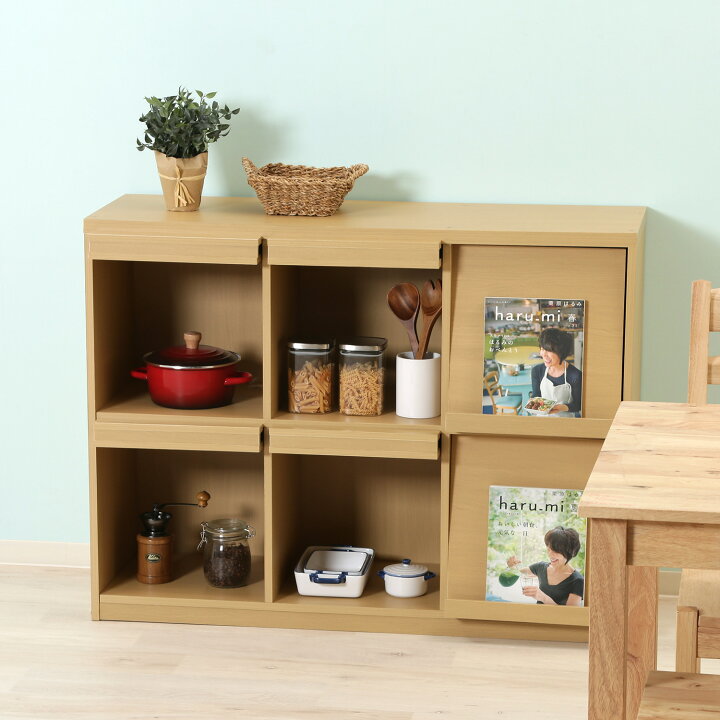 楽天市場 本棚 おしゃれ 北欧 安い 収納 整理 棚 ラック 大容量 扉付き 子供 絵本 対応 2段 ディスプレイ コミック 文庫本 漫画 マンガ Cd Dvd カラーボックス リビング ロータイプ マガジンラック 約 幅1 家具 インテリア通販room