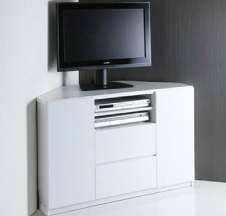 楽天市場 テレビ台 おしゃれ 安い 北欧 ローボード テレビボード 収納 ハイタイプ 高い 110 コーナータイプ 角 三角 幅110 コーナー キャスター 鏡面 Tvボード 家具 インテリア通販room