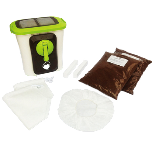 自然にカエル 生ゴミ処理機 家庭用 エコパワーチップ 自然にカエルS 基本セット SKS-101型 生ゴミ処理機 家庭用