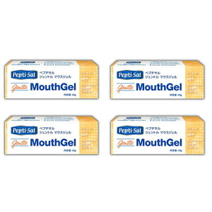 ペプチサル ジェントル マウスジェル 42g 口腔ケアジェル 介護 口腔 ケア 用品 口腔ジェル 口腔洗浄 口腔ケア 4個