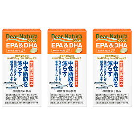 ディアナチュラゴールド EPA&DHA 360粒 360粒 3個