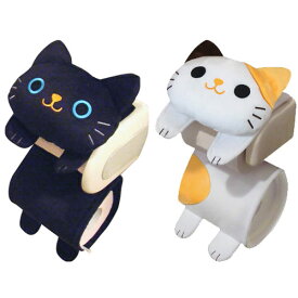 ねこ ペーパーホルダーカバー 猫 ネコ ねこのロールペーパーホルダー トイレットペーパーホルダーカバー