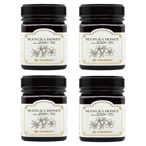 マヌカハニー MGO250+ はちみつ 蜂蜜 オーストラリア産 マヌカ 250g 天然 4個セット