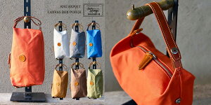 ؂̏z z KHG-BXP01T CANVAS BOX POUCH LoX{bNX|[` 2025f kinoshoTRANSIT