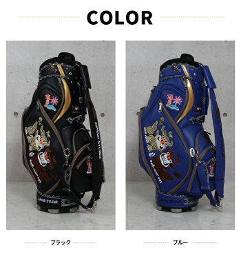 キャディバッグ復刻版ジパングスタジオカートキャディバッグシーサーブラックホワイトレッドブルーZIPANGSTUDIO/琉球ゴルフZSCB-81カート9型数量限定オリジナル商品