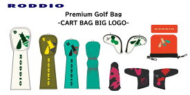 【受注生産_BIGLOGO】RODDIO ロッディオ2026 PREMIUM CADDY BAG ビッグロゴ柄 ヘッドカバー 5色 受注期間（2025年7月14日～2025年8月29日）