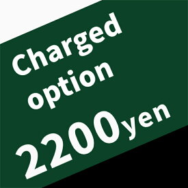 ≪Charged option・2,200yen≫追加オプション支払い用。オプションの内容によりご購入ください。