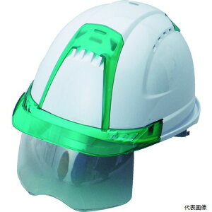 【スタンプラリー】トーヨーセーフティ NO.391F-G-C-WH ヘルメット ヴェンティープラス シールド面付 白