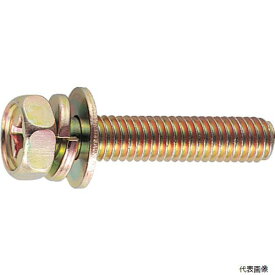 トラスコ B68-0640 TRUSCO 十字穴付アプセット組込 P＝3 クロメート M6×40 30本入 ／(＋)アプセットボルト ばね座金＋JISワッシャー付き