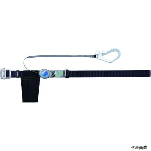 トラスコ TSB-59AA-BK TRUSCO 巻取式 2WAYリトラ胴ベルト型墜落制止用器具 アルミ製バックル 軽量タイプ ブラック