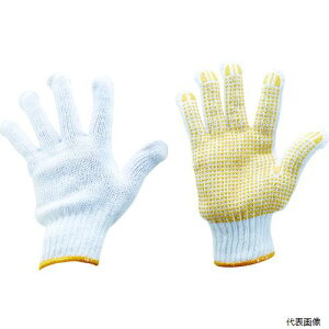 トラスコ SKG10G-10 TRUSCO 混紡すべり止め手袋 指又補強編みタイプ 10双組 フリーサイズ