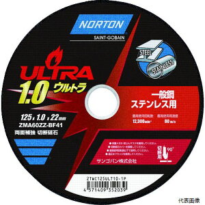 �T���S�o�� 2TWC125ULT101P NORTON �ؒf�u�� �E���g�� 125mm×1.0mm