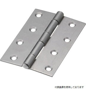トラスコ 888-102N TRUSCO スチール製厚口蝶番 生地仕上げ 全長102mm (10個入)