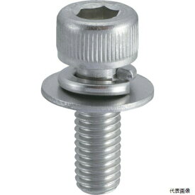 トラスコ B078-0620 TRUSCO 座金組込六角穴付ボルト P＝3 ステンレス M6×20 9本入 (座金組込みキャップボルト ばね座金＋JISワッシャー付き)