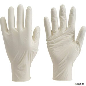 【スタンプラリー】トラスコTGL-493LTRUSCO使い捨て極薄手袋Lホワイト(100枚入)