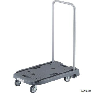 トラスコ MP-6039N2-DG-JS TRUSCO 樹脂台車 こまわり君 省音G車輪 600X390 アーセナルグレー 樹脂ストッパー付