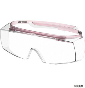 【スタンプラリー】UVEX 9169412 一眼型保護メガネ スーパー オーバーグラス ペールピンク