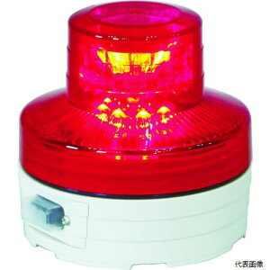 日動工業 NU-AR NICHIDO 電池式LED回転灯ニコUFO 常時点灯タイプ 赤